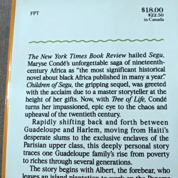 First Edition, Tree of Life, Maryse Condé, Collectible, Malcolm X, Martin Luther - Picture 11 of 11